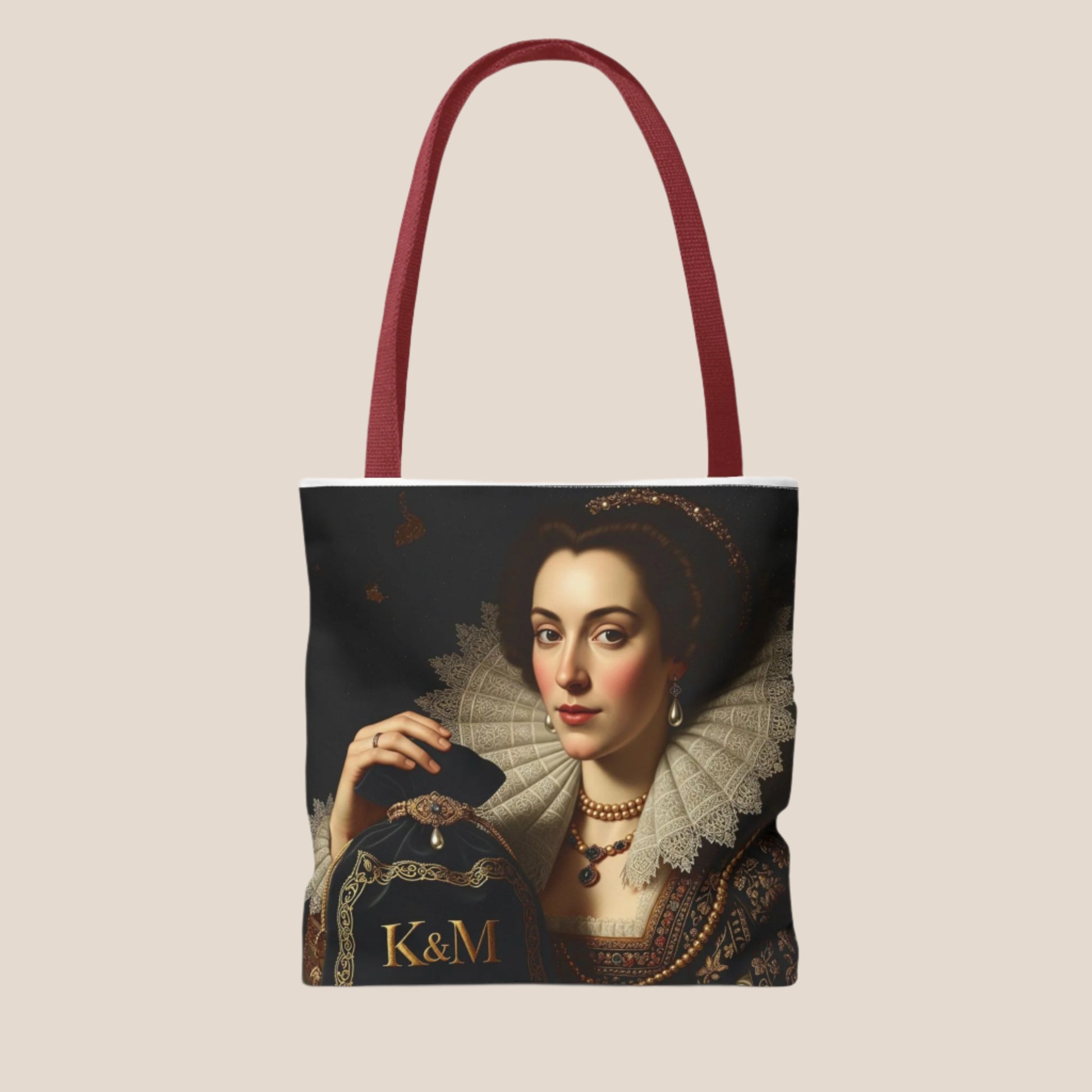 Tote Bag- K&M حقيبة "أنا الملكة" - 𝓜𝓪𝓶𝓵𝓪𝓴𝓪𝓽𝓲 & 𝓐𝓷𝓪