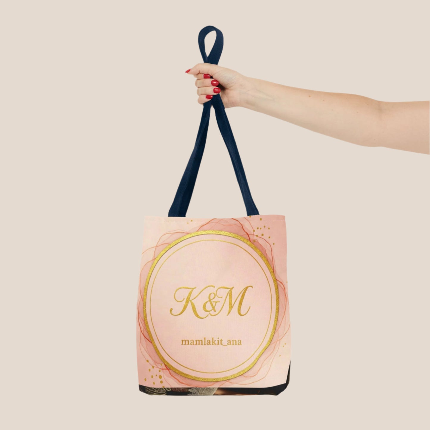 Tote Bag- K&M حقيبة "أنا الملكة" - 𝓜𝓪𝓶𝓵𝓪𝓴𝓪𝓽𝓲 & 𝓐𝓷𝓪