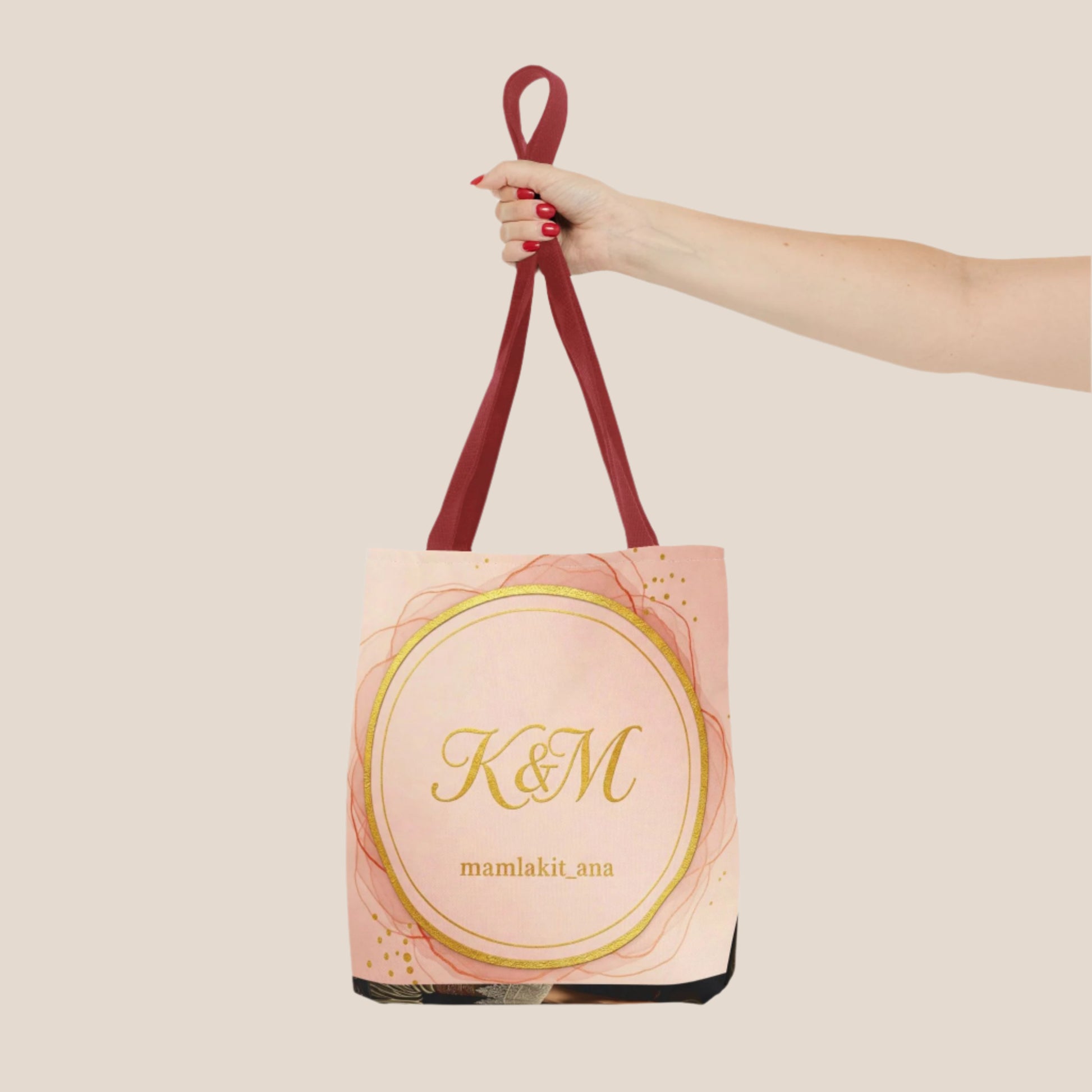 Tote Bag- K&M حقيبة "أنا الملكة" - 𝓜𝓪𝓶𝓵𝓪𝓴𝓪𝓽𝓲 & 𝓐𝓷𝓪