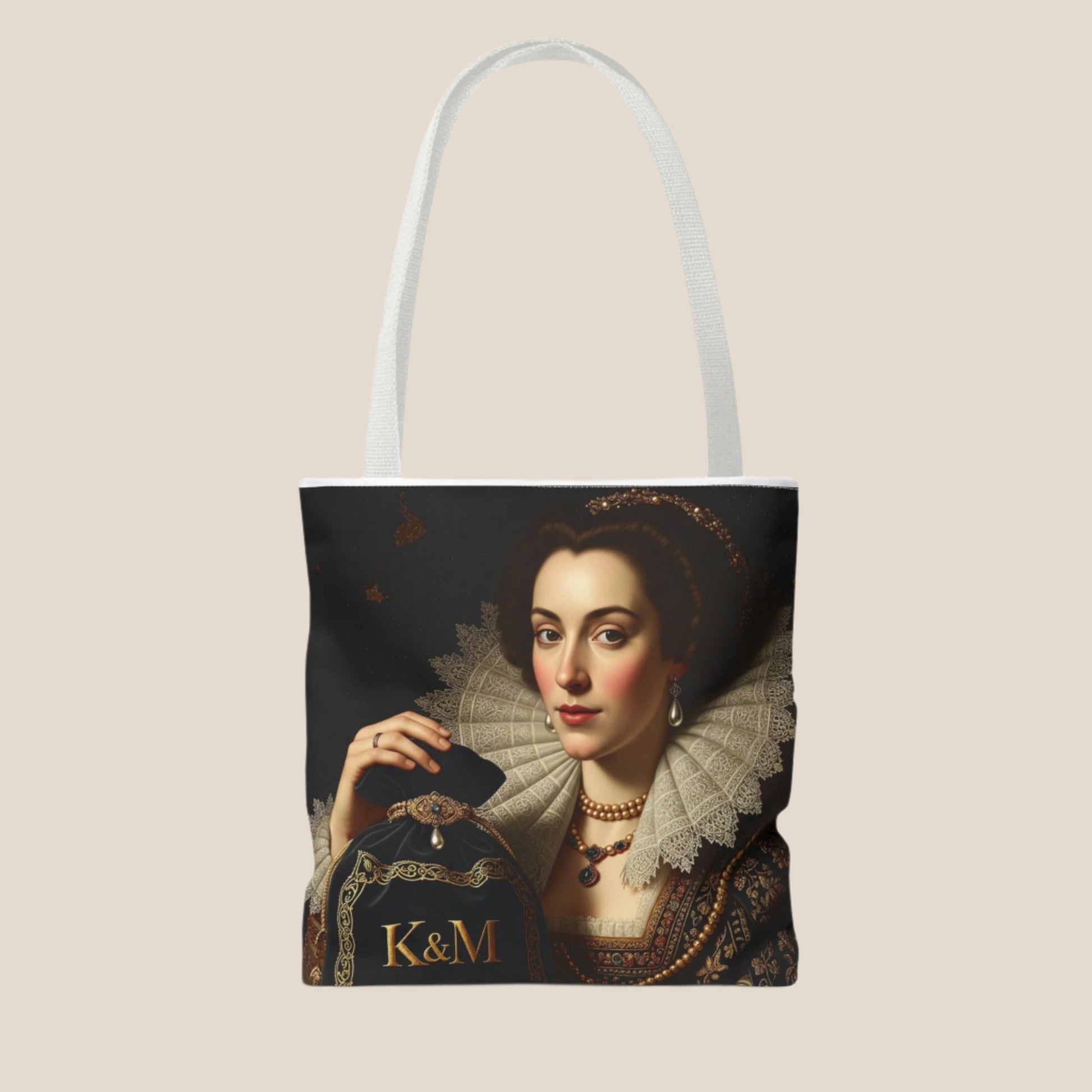 Tote Bag- K&M حقيبة "أنا الملكة" - 𝓜𝓪𝓶𝓵𝓪𝓴𝓪𝓽𝓲 & 𝓐𝓷𝓪