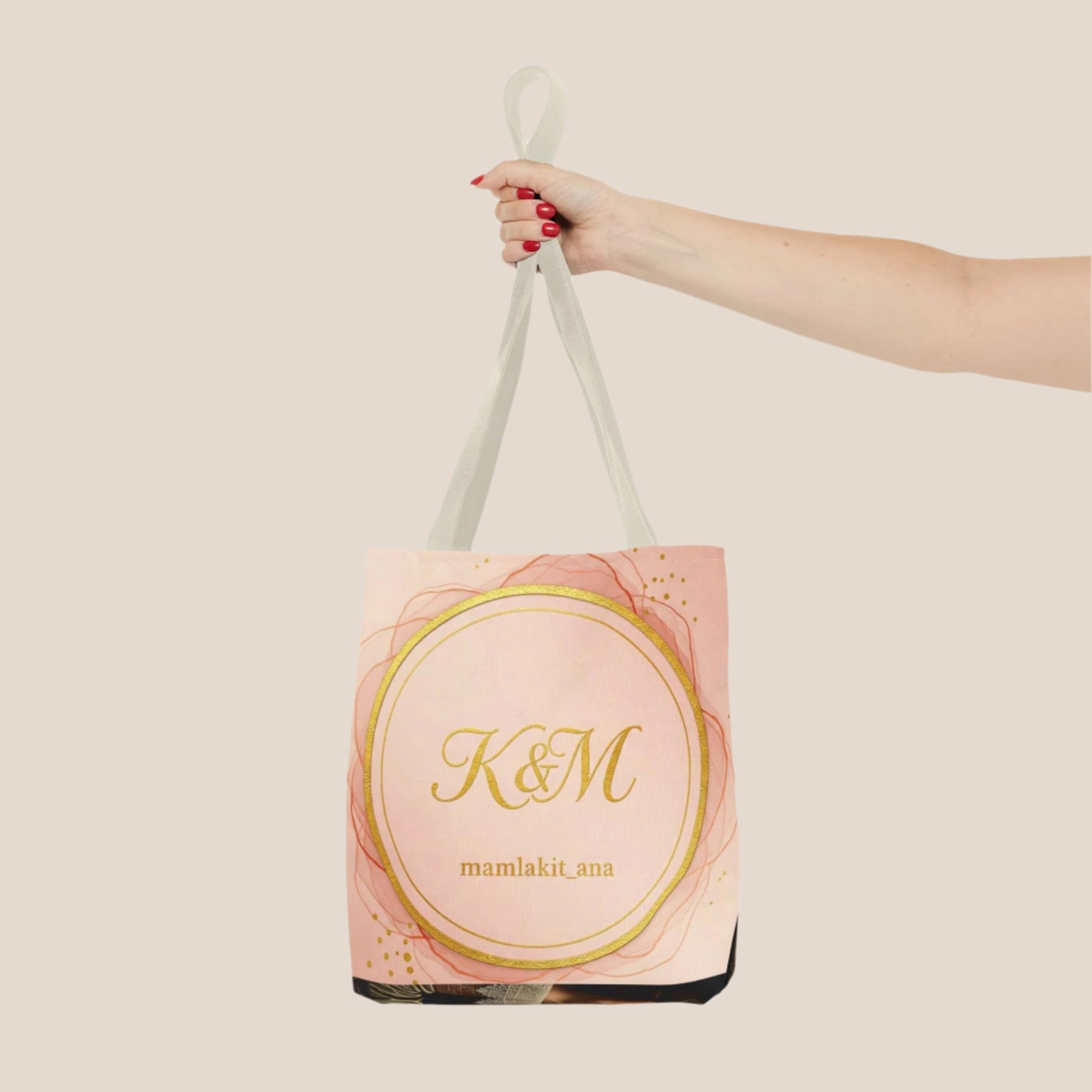 Tote Bag- K&M حقيبة "أنا الملكة" - 𝓜𝓪𝓶𝓵𝓪𝓴𝓪𝓽𝓲 & 𝓐𝓷𝓪
