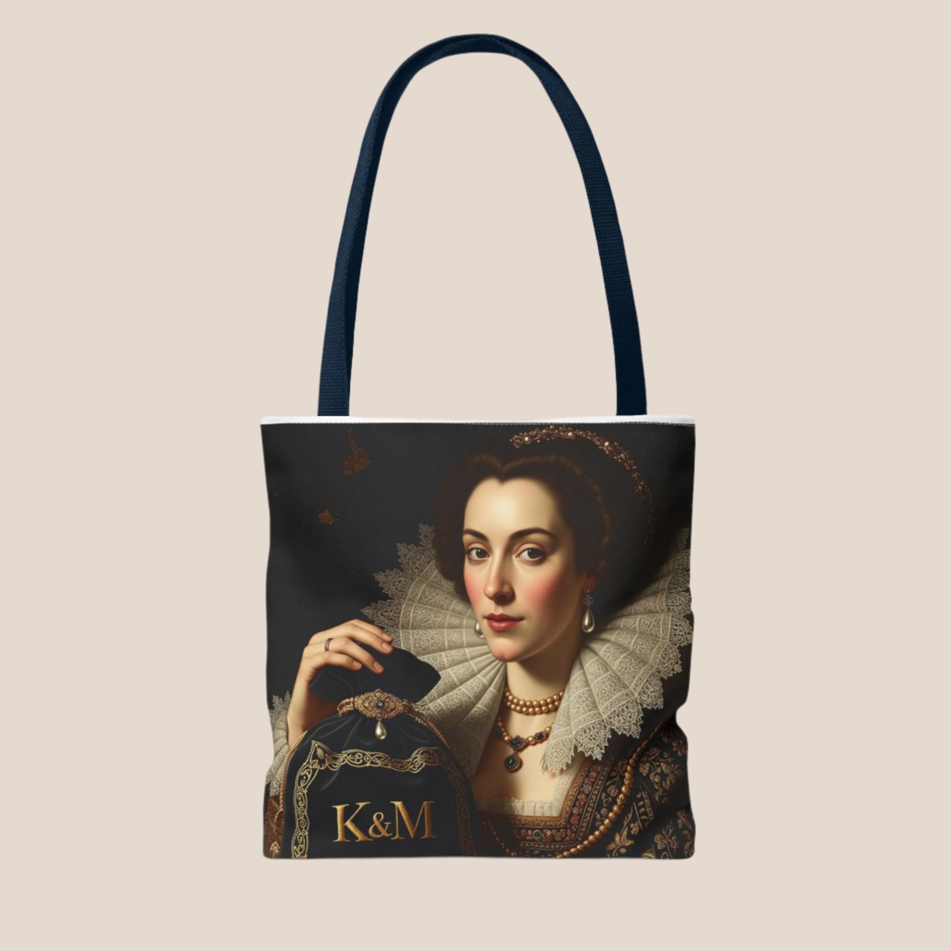 Tote Bag- K&M حقيبة "أنا الملكة" - 𝓜𝓪𝓶𝓵𝓪𝓴𝓪𝓽𝓲 & 𝓐𝓷𝓪