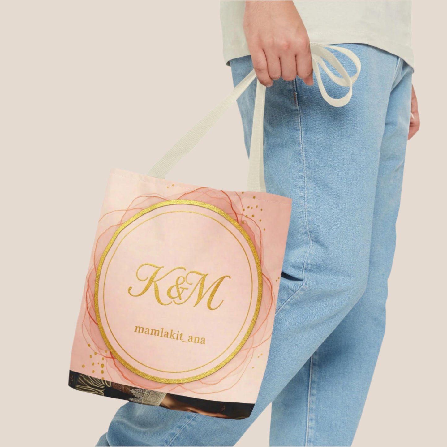 Tote Bag- K&M حقيبة "أنا الملكة" - 𝓜𝓪𝓶𝓵𝓪𝓴𝓪𝓽𝓲 & 𝓐𝓷𝓪