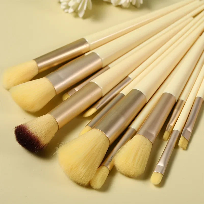 13-Piece Professional Makeup Brush Set - مجموعة فرش مكياج فاخرة من 𝓜𝓪�𝓵𝓪𝓴𝓪𝓽𝓲 & 𝓐𝓷𝓪 - 𝓜𝓪𝓶𝓵𝓪𝓴𝓪𝓽𝓲 & 𝓐𝓷𝓪
