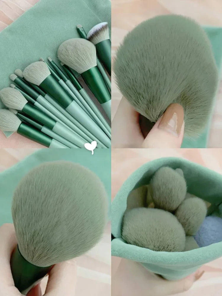 13-Piece Professional Makeup Brush Set - مجموعة فرش مكياج فاخرة من 𝓜𝓪�𝓵𝓪𝓴𝓪𝓽𝓲 & 𝓐𝓷𝓪 - 𝓜𝓪𝓶𝓵𝓪𝓴𝓪𝓽𝓲 & 𝓐𝓷𝓪