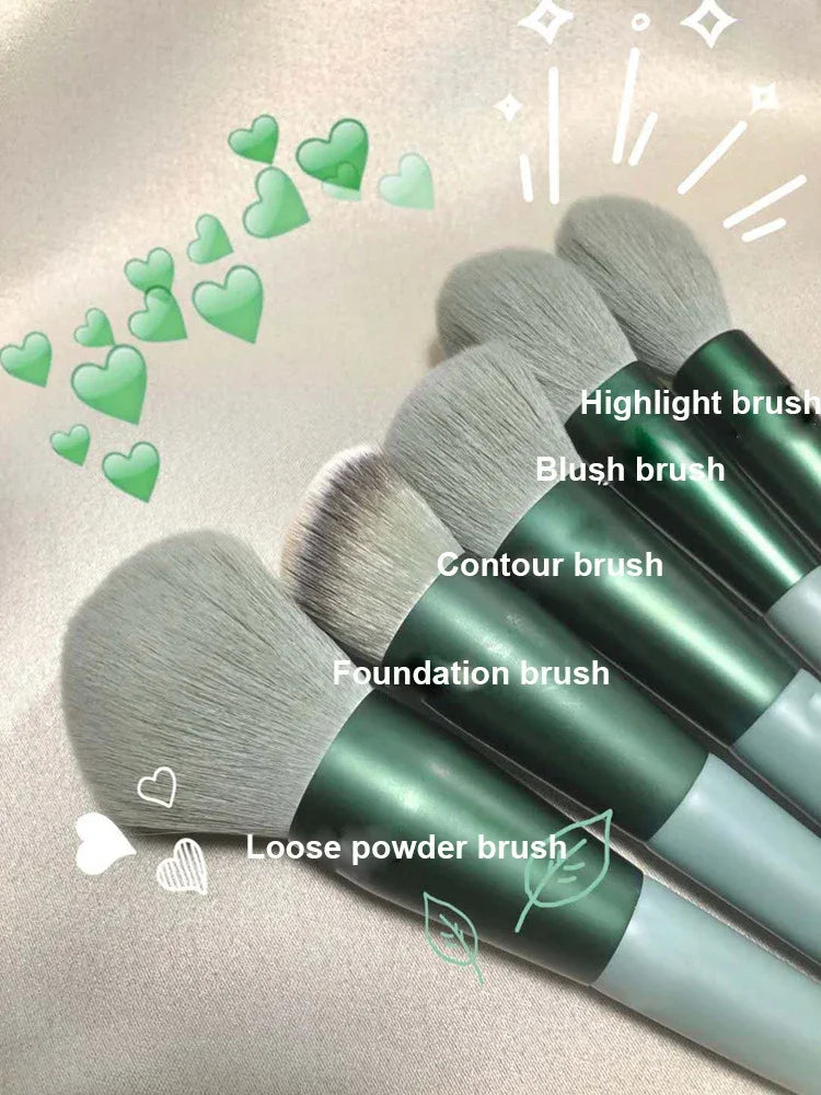 13-Piece Professional Makeup Brush Set - مجموعة فرش مكياج فاخرة من 𝓜𝓪�𝓵𝓪𝓴𝓪𝓽𝓲 & 𝓐𝓷𝓪 - 𝓜𝓪𝓶𝓵𝓪𝓴𝓪𝓽𝓲 & 𝓐𝓷𝓪