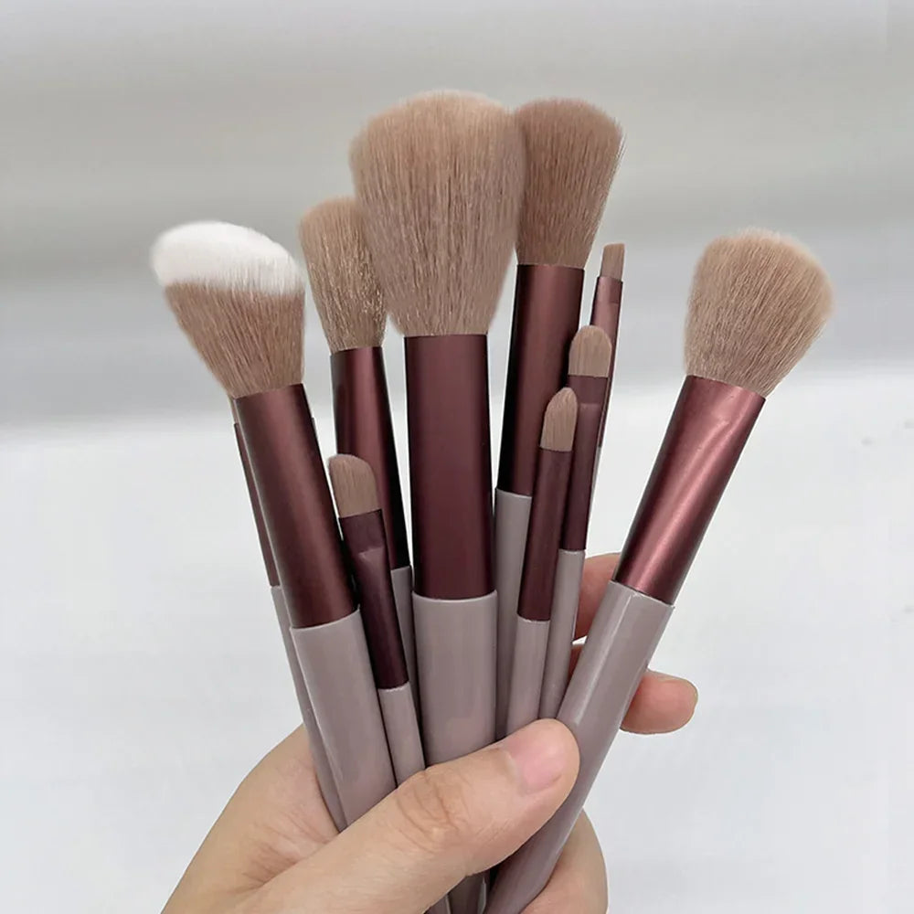 13-Piece Professional Makeup Brush Set - مجموعة فرش مكياج فاخرة من 𝓜𝓪�𝓵𝓪𝓴𝓪𝓽𝓲 & 𝓐𝓷𝓪 - 𝓜𝓪𝓶𝓵𝓪𝓴𝓪𝓽𝓲 & 𝓐𝓷𝓪