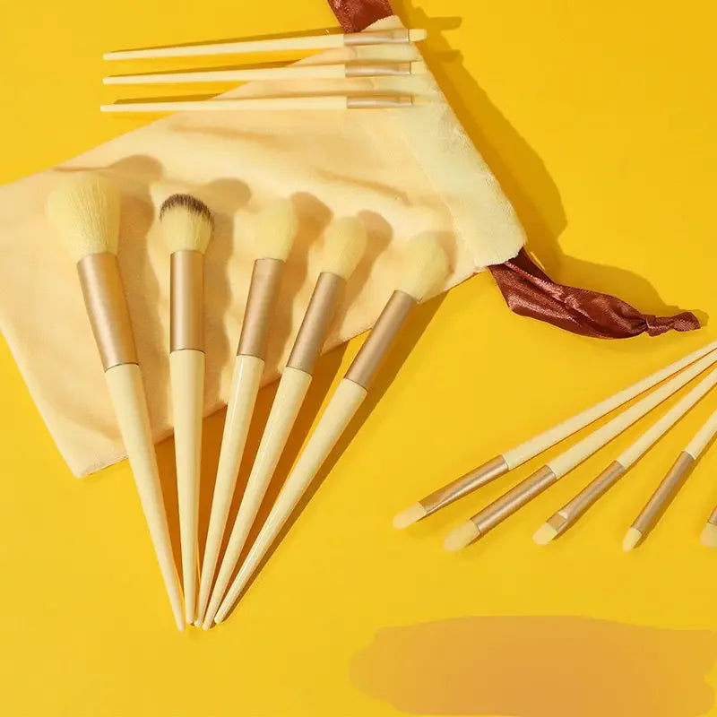 13-Piece Professional Makeup Brush Set - مجموعة فرش مكياج فاخرة من 𝓜𝓪�𝓵𝓪𝓴𝓪𝓽𝓲 & 𝓐𝓷𝓪 - 𝓜𝓪𝓶𝓵𝓪𝓴𝓪𝓽𝓲 & 𝓐𝓷𝓪