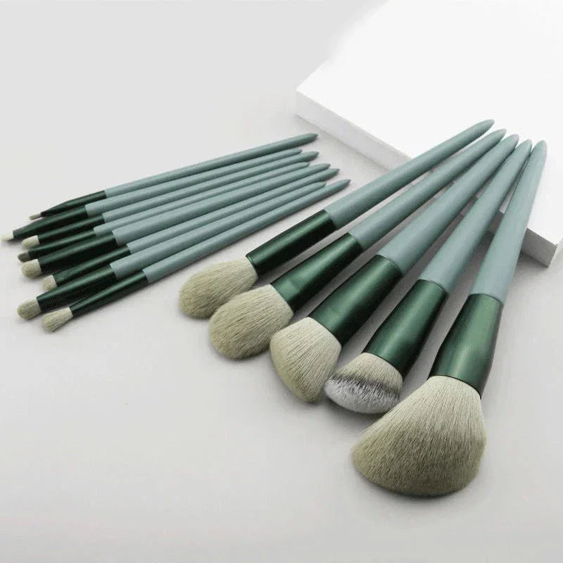 13-Piece Professional Makeup Brush Set - مجموعة فرش مكياج فاخرة من 𝓜𝓪�𝓵𝓪𝓴𝓪𝓽𝓲 & 𝓐𝓷𝓪 - 𝓜𝓪𝓶𝓵𝓪𝓴𝓪𝓽𝓲 & 𝓐𝓷𝓪