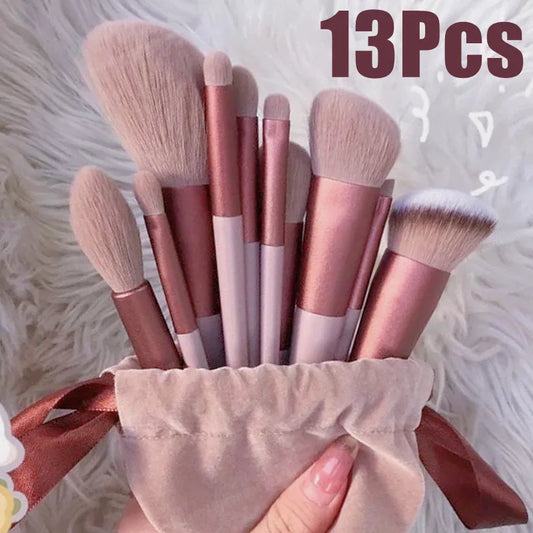 13-Piece Professional Makeup Brush Set - مجموعة فرش مكياج فاخرة من 𝓜𝓪�𝓵𝓪𝓴𝓪𝓽𝓲 & 𝓐𝓷𝓪 - 𝓜𝓪𝓶𝓵𝓪𝓴𝓪𝓽𝓲 & 𝓐𝓷𝓪