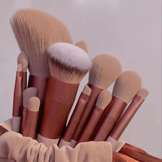 13-Piece Professional Makeup Brush Set - مجموعة فرش مكياج فاخرة من 𝓜𝓪�𝓵𝓪𝓴𝓪𝓽𝓲 & 𝓐𝓷𝓪 - 𝓜𝓪𝓶𝓵𝓪𝓴𝓪𝓽𝓲 & 𝓐𝓷𝓪